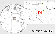 Blank Location Map of Bocoyna