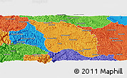 Political Panoramic Map of Bocoyna
