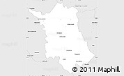Silver Style Simple Map of Carichi