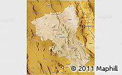 Satellite 3D Map of Coyame, physical outside