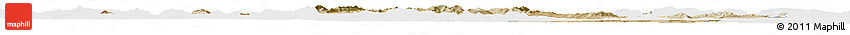 Satellite Horizon Map of Coyame, single color outside