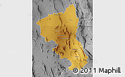 Physical Map of Coyame, desaturated