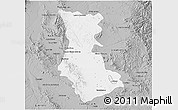 Gray 3D Map of Cuauhtemoc