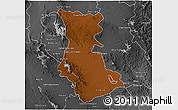 Physical 3D Map of Cuauhtemoc, desaturated