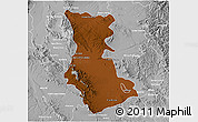 Physical 3D Map of Cuauhtemoc, lighten, desaturated