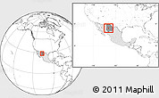 Blank Location Map of Cuauhtemoc, highlighted country, highlighted parent region, within the entire country