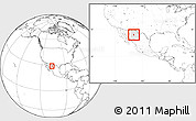 Blank Location Map of Cuauhtemoc, highlighted parent region, within the entire country