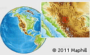 Physical Location Map of Cuauhtemoc