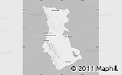 Gray Map of Cuauhtemoc, single color outside
