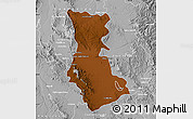 Physical Map of Cuauhtemoc, lighten, desaturated
