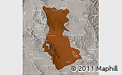 Physical Map of Cuauhtemoc, lighten, semi-desaturated