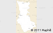 Classic Style Simple Map of Cuauhtemoc