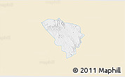 Classic Style 3D Map of Gereral Trias, single color outside