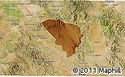 Physical 3D Map of Gereral Trias, satellite outside