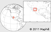 Blank Location Map of Gereral Trias, within the entire country
