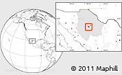 Blank Location Map of Gereral Trias, highlighted parent region
