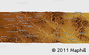 Physical Panoramic Map of Gereral Trias
