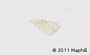 Shaded Relief Panoramic Map of Gereral Trias, cropped outside