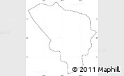 Blank Simple Map of Gereral Trias, cropped outside