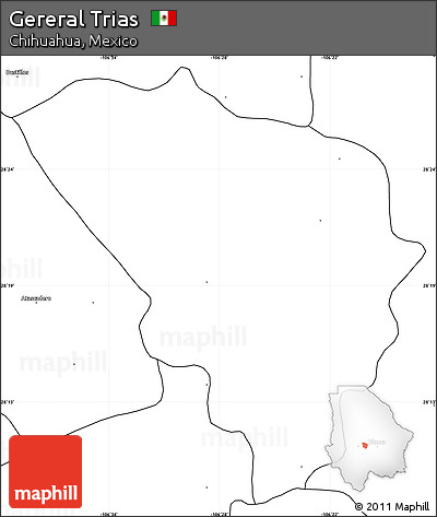 Blank Simple Map of Gereral Trias