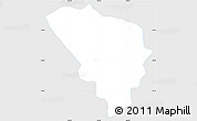 Silver Style Simple Map of Gereral Trias, single color outside