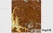 Physical 3D Map of Guachochi