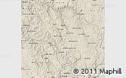 Shaded Relief Map of Guadalupe y Calvo