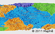 Political Panoramic Map of Guadalupe y Calvo