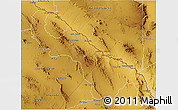 Physical 3D Map of Guadalupe