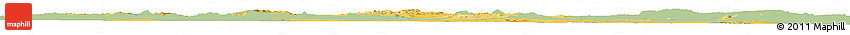 Savanna Style Horizon Map of Guadalupe, single color outside
