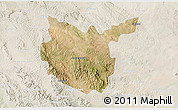 Satellite 3D Map of Hidalgo del Parral, lighten