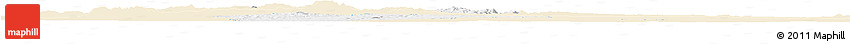 Classic Style Horizon Map of Hidalgo Del Parral, single color outside