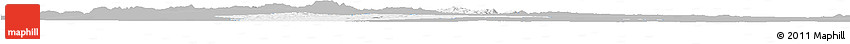 Gray Horizon Map of Hidalgo Del Parral, single color outside