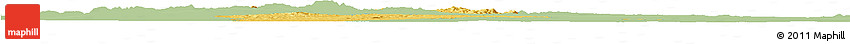 Savanna Style Horizon Map of Hidalgo Del Parral, single color outside
