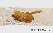 Physical Panoramic Map of Hidalgo del Parral, lighten