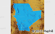 Political Map of Janos, physical outside