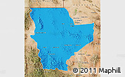 Political Map of Janos, satellite outside