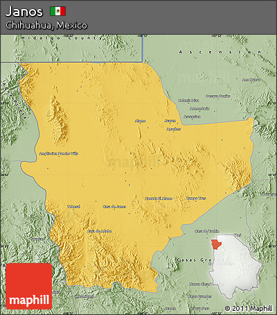 Savanna Style Map of Janos