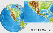 Physical Location Map of Julimes, highlighted parent region, within the entire country