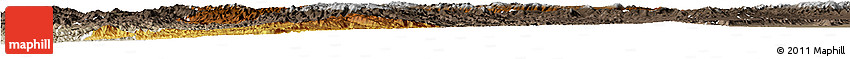 Physical Horizon Map of Madera, semi-desaturated