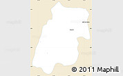 Classic Style Simple Map of Matachi, single color outside