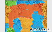 Political 3D Map of Namiquipa