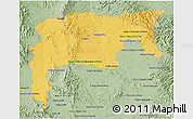 Savanna Style 3D Map of Namiquipa