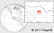 Blank Location Map of Namiquipa