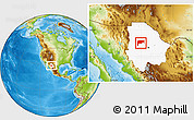 Physical Location Map of Namiquipa, highlighted parent region