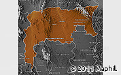 Physical Map of Namiquipa, desaturated