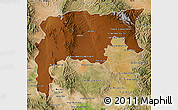 Physical Map of Namiquipa, satellite outside