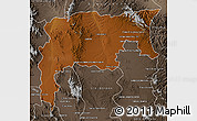 Physical Map of Namiquipa, semi-desaturated