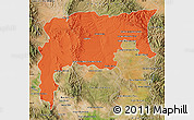 Political Map of Namiquipa, satellite outside