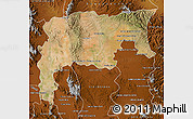 Satellite Map of Namiquipa, physical outside